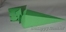Caixa CNICA BORBOLETA em papelo verde<br>Pacote com 10 unidades