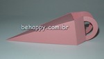 Caixa CNICA ALINHA em papelo rosa<br>Pacote com 10 unidades