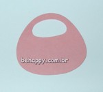 Enfeite BABADOR/BOLSA em papelo rosa<br>Pacote com 20 unidades